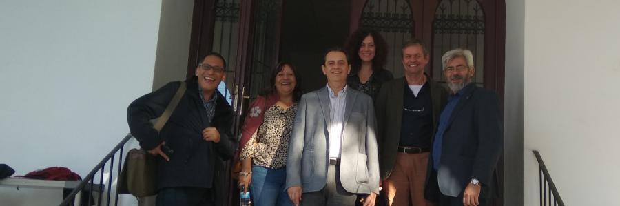 Visita de los representantes de la Iglesia Presbiteriana de Colombia